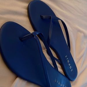 Electric blue sandals